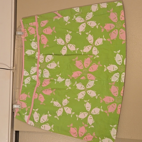 Vintage Lilly Pulitzer Skort Riding the Waves Fish Skort Size 6 - Picture 3 of 7